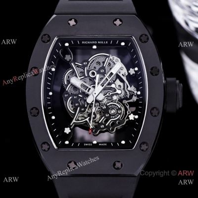 Luxury Replica Richard Mille RM 055 Ceramic Watch Citizen Movement